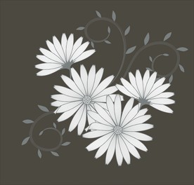 手绘花卉素材