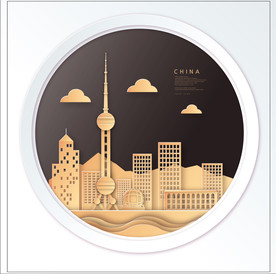 剪纸风海报 剪纸风 剪纸海报