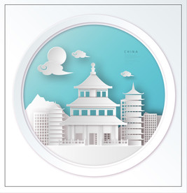 剪纸风海报 剪纸风 剪纸海报