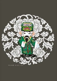 手绘京剧人物