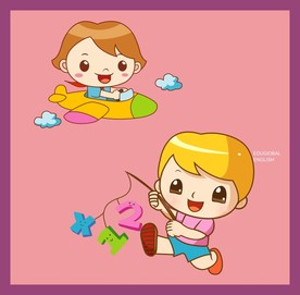 手绘卡通小物