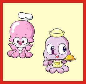 手绘卡通小物