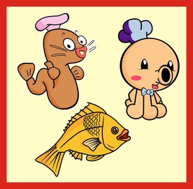 手绘卡通小物