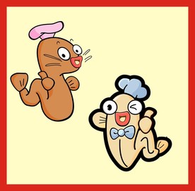 手绘卡通小物