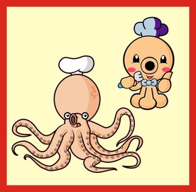 手绘卡通小物