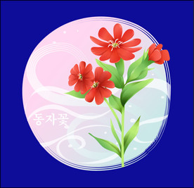 手绘花卉素材