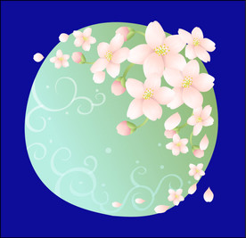 手绘花卉素材