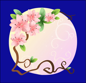 手绘花卉素材