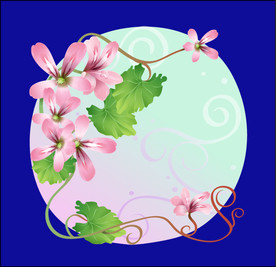 手绘花卉素材