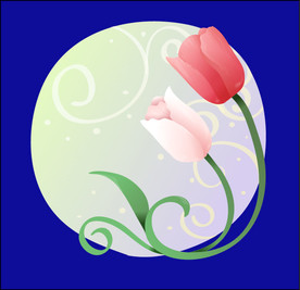 手绘花卉素材