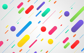 几何抽象风格海报背景素材