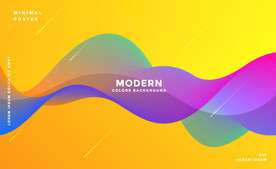 几何抽象风格创意海报背景素材