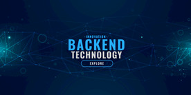 墨绿色光效科技海报背景素材