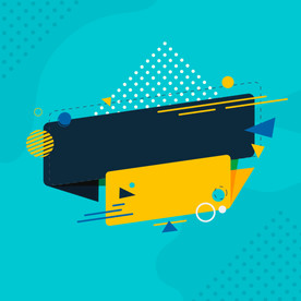 几何抽象风格创意海报背景素材