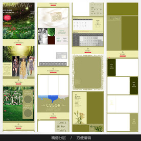 淘宝天猫女装空白通用模板图片