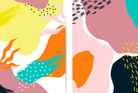 几何抽象图形广告海报背景素材