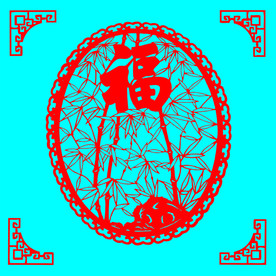竹子剪纸