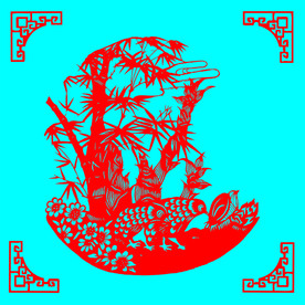 竹子剪纸