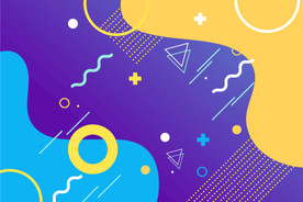 几何抽象图形广告海报背景素材