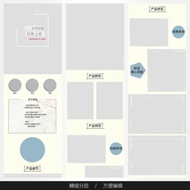 淘宝天猫女装空白通用模板图片