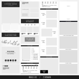 淘宝天猫女装空白通用模板图片