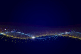 蓝色科技光效线条海报背景素材