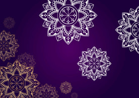 古典不规则花纹图形海报背景素材