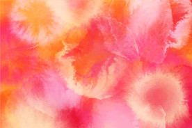 粉色植物花朵花卉树叶手绘背景