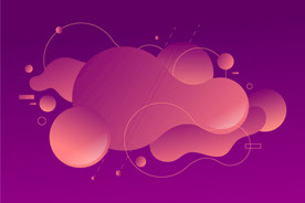 流体抽象图形广告海报背景素材