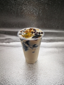 烧仙草奶茶图片