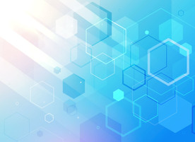 蓝色科技光效线条海报背景素材