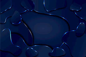 蓝色科技光效线条海报背景素材