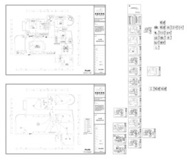 高端室内设计cad全套施工图