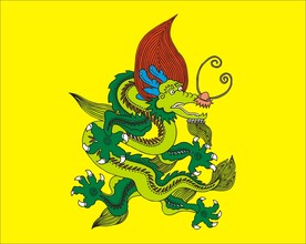手绘线描龙