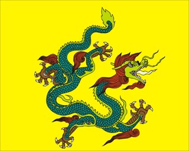 手绘线描龙