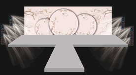 新中式婚礼 粉色婚礼  牡丹花