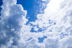 蓝天白云