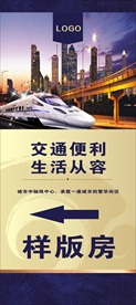 房地产展架