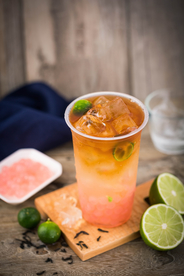 西柚柠檬水果茶