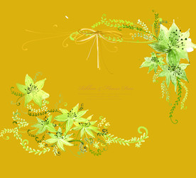 手绘花卉素材