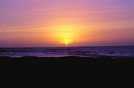 蓝天 白云 晚霞