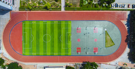 学校操场跑道