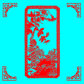 菊花剪纸