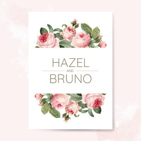 手绘植物花卉背景