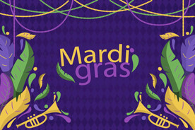 手绘植物叶子背景