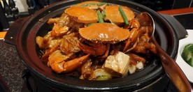 蟹肉煲