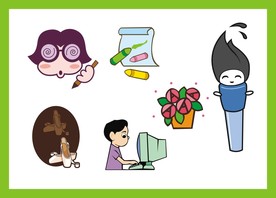 手绘卡通素材