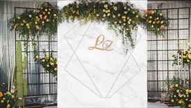 小清新婚礼背景