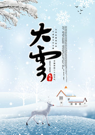 大雪大气海报
