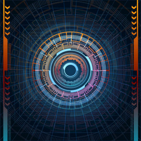 人工智能科技抽象背景